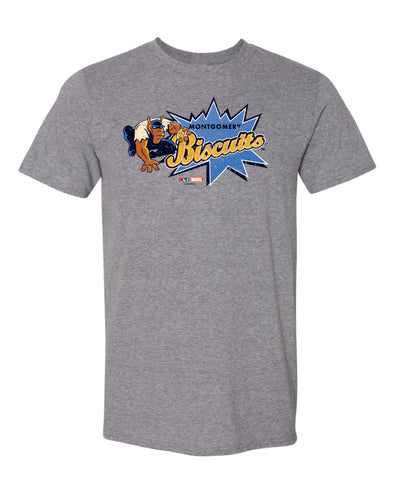 Montgomery Biscuits Marvel's Defender of the Diamond Youth SG T-Shirt